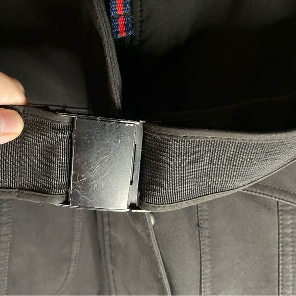 Tommy Hilfiger Hooded Black Coat Jacket Sz S Full Zip Outdoors Dark Acadamia - Picture 7 of 10